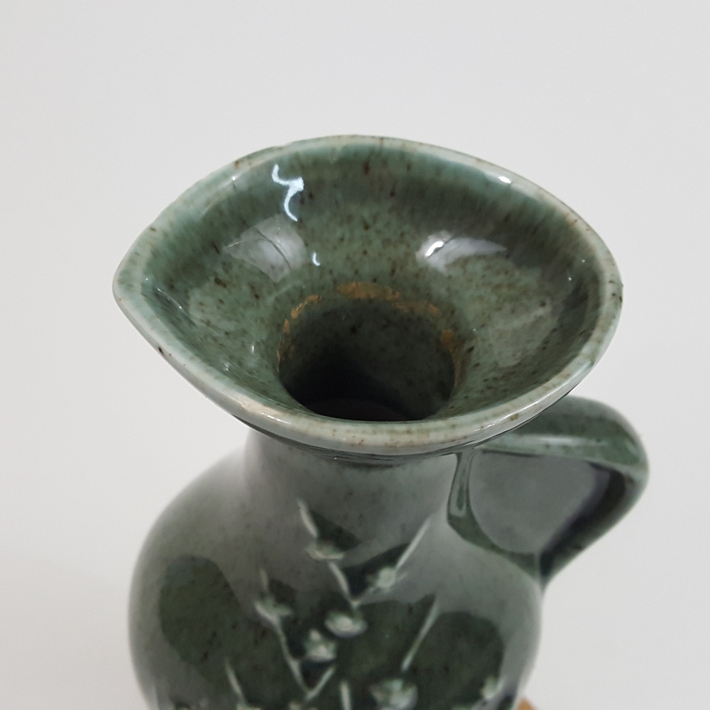 Regal China Jim Beam Decanter Bourbon Green Floral - Picture 4 of 8